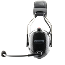 Carbon Fiber Dual Radio Over The Head Racing Headset