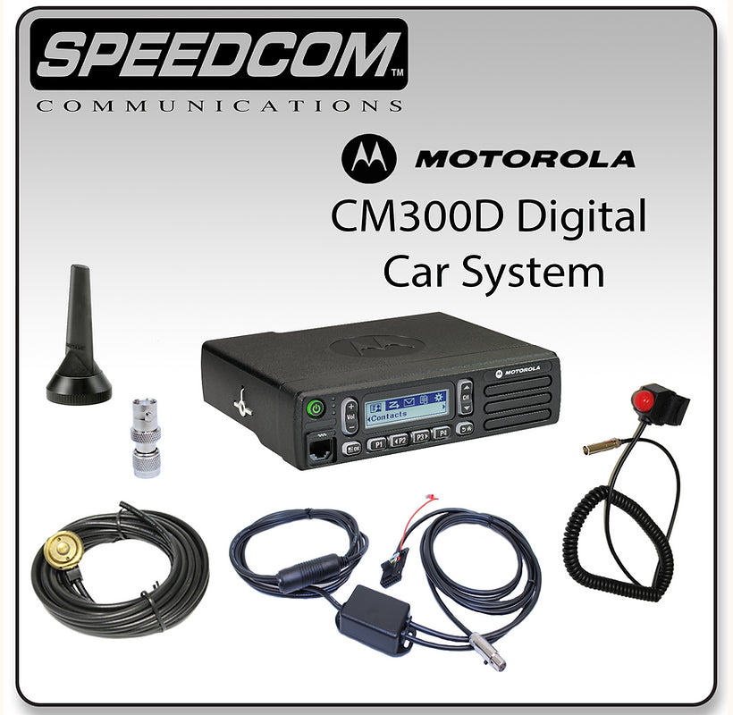 Motorola CM300D Digital Long Range Mobile Racing System- 99 Channel