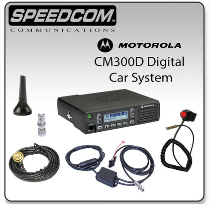 Motorola CM300D Digital Long Range Mobile Racing System- 99 Channel