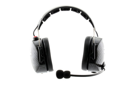 SCC-103 Over-The-Head Carbon Fiber Single Radio Racing Headset