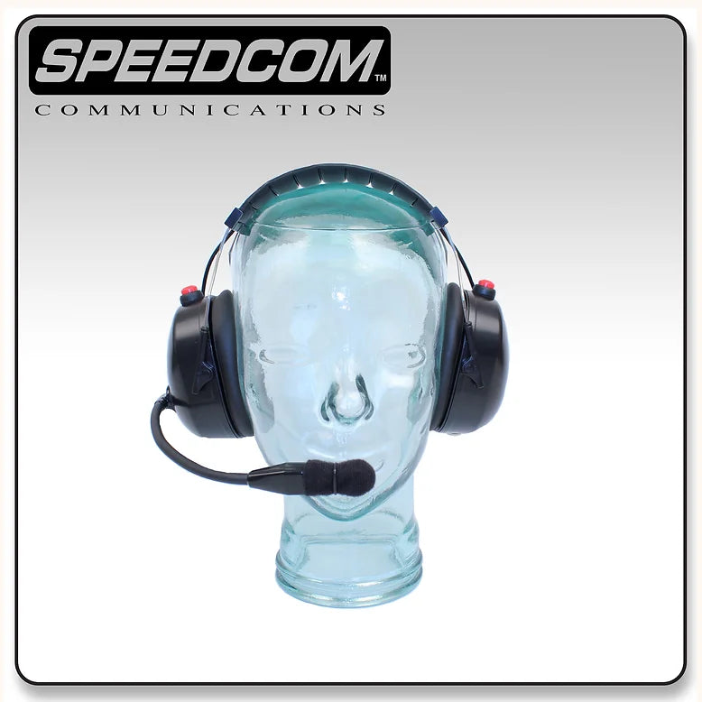 SCC-102DR Over-The-Head Dual Radio Racing Headset