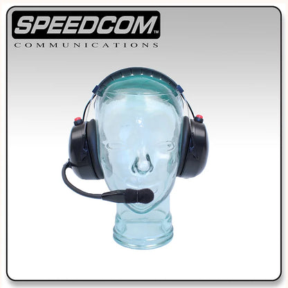 SCC-102DR Over-The-Head Dual Radio Racing Headset