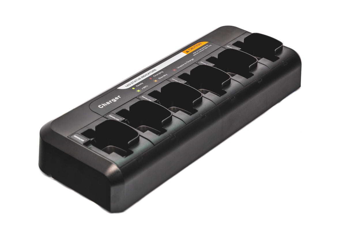 6 Gang Charger for Motorola CP200 - view 3