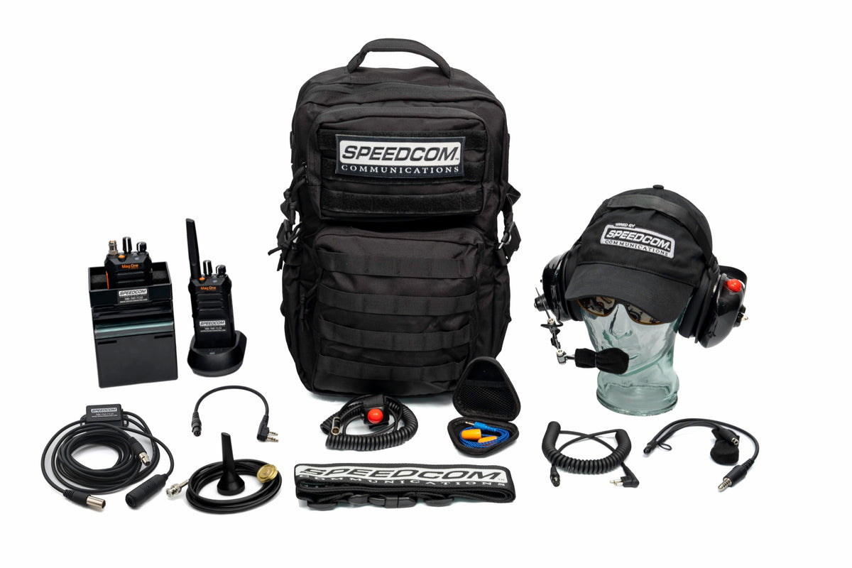 Motorola MagOne Essential Racing System - complete kit with headset worn