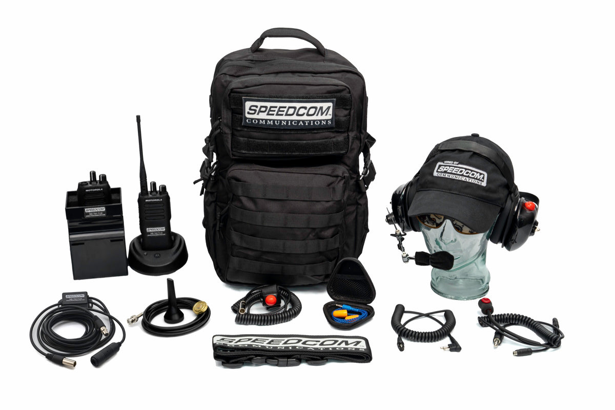 Motorola R2 Digital Long Range Racing System - complete kit with headset worn