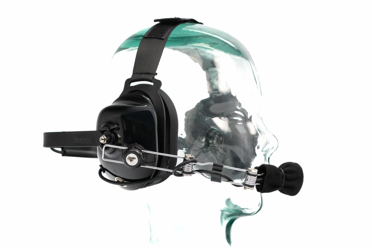 SCC-101 Behind-The-Head Single Radio Racing Headset - view 4