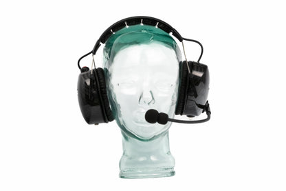 SCC-103 Over-The-Head Carbon Fiber Single Radio Racing Headset - view 2