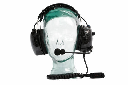 SCC-103DR Over-The-Head Carbon Fiber Dual Radio Racing Headset - view 2