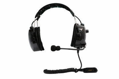 SCC-103DR Over-The-Head Carbon Fiber Dual Radio Racing Headset